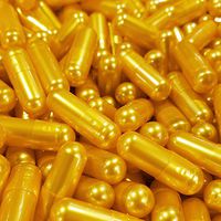 Empty Gelatin Capsules 00 Size - 1000 Count, Gold Pearl Color, Premium EMBO Caps Technology, Compatible with Capsule Filling Machine & Capsule Pill Gel Filler by Capsules World