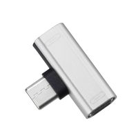 Iusun for Letv2Pro Max2 USB C 3.5mm Converter USB C Audio Cable Charger 2 in 1 Type C to Type C Jack Aux Earphone Adapter Convert Connector Lightweight Portable (Silver)