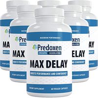 Predoxen Max Delay - 1,000mg/Serving - Designed to Prolong Climactic Release - No More Embarrasing Accidents - Boosts Performance and Confidence + Increase Serotonin to Enjoy The Ride (6 Pack