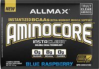 ALLMAX Nutrition, Aminocore BCAAs, Blue Raspberry, 10.5 g Sample 3-Pack