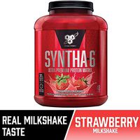 BSN SYNTHA-6 Protein Powder, Strawberry Milkshake, 5.0 Pound