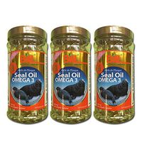3 x Bill Beauty Seal Oil Omega-3, 500mg, 300softgels (3)
