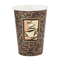 Dixie 12 oz. Paper Hot Coffee Cup by GP PRO (Georgia-Pacific), Java Design, 2342DJ, 1,000 Count (50 Cups Per Sleeve, 20 Sleeves Per Case)