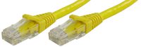 Lynn Electronics OLG10AYEY-001 Optilink CAT5E 1-Feet Patch Cord, Yellow, 4-Pack
