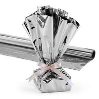 PMU Gift Wrap Rolls (24 Inches X 25 Feet, Silver)