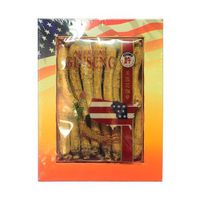 Hsu's Ginseng 103.4, Middle-small Long Cultivated American Ginseng Roots 4oz by Hsu's Ginseng