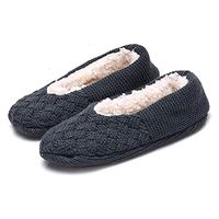 Relaxso Microwavable SPA Slippers, Wool-Blend Santa Fe Grey