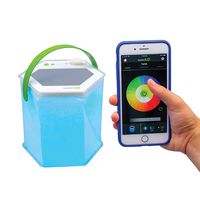LuminAID Bloomio Twist Solar Lantern with Bluetooth and iPhone/Android App-Integration