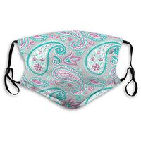 Mouth Masks for Dust Protection Face Mask Washable Earloop Mask Activated Carbon Filter Bohemian Print