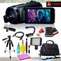 Canon Vixia HF W10 Waterproof Camcorder with 11 Piece Accessories Complete Bundle
