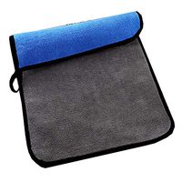 WskLinft Cleaning Cloth, Car Care Cleaning Drying Cloth Wax Polishing Kitchen Furniture Washing Towel Blue + Grey