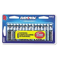 Spectrum Brands RAY82430CTF2 Rayovac 824-30F Mercury Free Alkaline Batteries, AAA 30 Pk