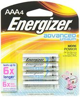 Energizer Advanced Lithium AAA Battery 4 Units