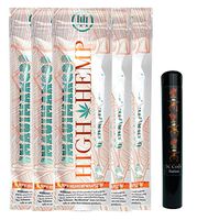Herb Airtight Pocket Protector with Organic Maui Mango Hemp Wraps Vegan Non-GMO 5 Count DC Crafts Nation - Tiki Man