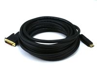Monoprice 25ft 24AWG HDMI® to M1-D (P&D) Cable - Black