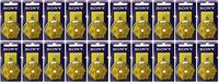 Sony Size 10 PR70 0% Mercury Hearing Aid Batteries with Yellow Tab Pack of 120