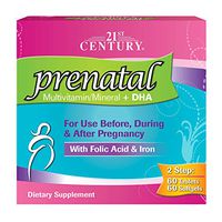 21st Century Prenatal with DHA, Tablets and Softgels, 120 Count