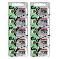 2X 5PK Maxell Silver Oxide SR726W High Drain Watch Battery Replaces 310 L 126/D 394, 1161SO, 280-17, 394, 394A, 625, AG9, D394, GP394, L936, LR936, R394/27, RW 335, RW33, S33, S936S, SB-A4, SG9, V394
