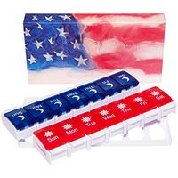 Extra Large Pill Organizer 2 Times a Day Daily Pill Box – Medicine Organizer Pill Case Arthritis Friendly Weekly Pill Organizer Dispenser for Medication - 7 Day Pill Boxes and Organizer Travel Box