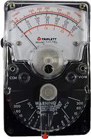 Triplett Model 310-TEL Hand-Sized Analog Multimeter for Telco - AC/DC Voltage, DC Current, Resistance (3067)