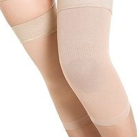 Spotbrace Medical Compression Knee Support, Knee Brace Sleeve, Non-Slip Knee Brace for Arthritis, Meniscus Tear ACL, MCL,Joint Pain Recovery, Running, Workout - Nude, 1 Pair M