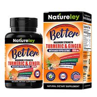 Organic Turmeric with Ginger Supplements with Black Pepper Extract. Extra Strength High Potency 1950mg and 95% Curcuminoids Premium Occasional Joint Pain & Healthy Inflammation Support - 90 Capsules