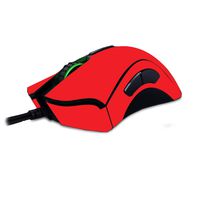 MightySkins Skin Compatible with Razer Deathadder Elite - Solid Red | Protective, Durable, and Unique Vinyl Decal wrap Cover | Easy to Apply, Remove, and Change Styles | Made in The USA