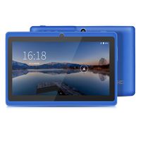 YUNTAB 7 inch Android Tablet - 1.5 Ghz Quad Core CPU, with WiFi, 1GB RAM, 8GB ROM, 1024x600 HD Touch Screen, Pre-Loaded Google Play Store & Games, Dual Camera(Blue)