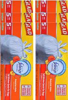 Glad Febreze Scented Tall Kitchen Quick Tie Bags Odor Shield Trusted Strength & Controlled Odors (6, Hawaiian Aloha)