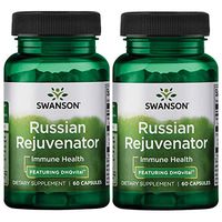Swanson Russian Rejuvenator - Featuring Dhqvital 60 Caps 2 Pack