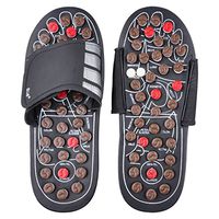 Rotating Acupressure Reflexology Foot Massagers Slippers Healthy Flip Flops Sandals Shoes Improving Blood Circulation Clog Mules for Men Women (Men (8.5-9)/ Women (10-10.5))