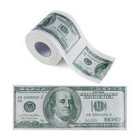 Yerflew 10Rolls/Pack Home Hotel Restaurant Wood Pulp Natural Durable Comfortable Dollars Paper Toilet Paper