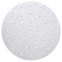 100pcs Air Fryer Liners, Besego 7inch Bamboo Steamer Liners, Premium Perforated Parchment Steaming Papers, Non-stick Steamer Mat, Perfect for 3.4~3.7 QT Air Fryers/Baking/Cooking/Steaming