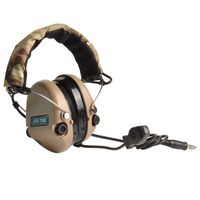 ATAIRSOFT Z-Tactical Z111 Sordin Style Noise Reduction Wargame Hunting Airsoft Radio Headset Headphone