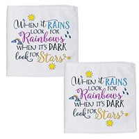 When it Rains Look Rainbows Microfiber Kitchen Towel Set