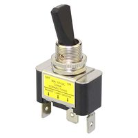 DaierTek 2Pcs 30A 12VDC LED Toggle Switch Automotive SPST ON Off 2 Position 3Pin for Car Truck Boat ATV (Red)