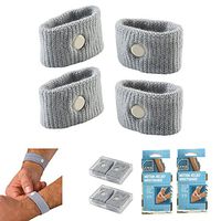 4 Motion Relief Wrist bands Nausea Sickness Wrist Band Boat Car Plane Travel Aid