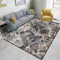 TableCoversHome Marble shag Area Rug Door Mat, Ceramic Style Grunge Pattern Printing Rugs, Durable Carpet Area Rug - Living Dinning Room Bedroom Rugs and Carpets (8'x 10')