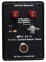 MFJ-911H Balun: 1:1 or 4:1, switchable