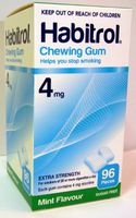Habitrol Nicotine Gum 4 Boxes 4mg Mint 384 Pieces