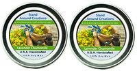 Premium 100% All Natural Soy Aromatherapy Candle - Set of 2-2 oz Tins - Lavender Chamomile: Essential oils create a fragrance that is soothing, intricate, and strong.