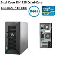 2017 Newest Edition Dell PowerEdge T20 High Performance Mini Tower Desktop, Intel Xeon Quad Core (3.2 GHz), 4GB RAM, 1TB HDD, NO Operating System