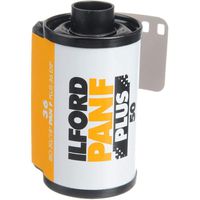 Ilford PAN F Plus, Black and White Print Film, 135 (35 mm), ISO 50, 36 Exposures (1707768) 2 PACK