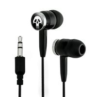 GRAPHICS & MORE Panda Skull Optical Illusion Spooky Novelty in-Ear Earbud Headphones