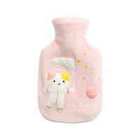 LiLiMeng Buy Now Cute Cartoon Plush Hot Water Bottle Baby Hand Warmers Water Bag for Pain Relief Hot Cold Therapy