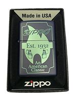 Zippo Custom Lighter - an American Classic Vintage Zippo - Navy Blue Matte