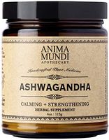 Anima Mundi Ashwagandha Powder - Calming + Strengthening Organic Ayurvedic Ginseng Root Extract Powder for Mood + Immune Support (4oz / 113g)