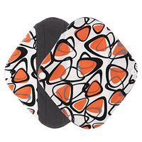 Jonerytime❤️ Reusable Bamboo Cloth Washable Menstrual Pad Mama Sanitary Towel Pad (S, Orange)
