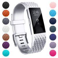ZEROFIRE Bands Compatible for Fitbit Charge 2, Replacement Adjustable Sport Bands for Charge 2 Heart Rate Fitness Wristbands, Women Men, Small and Large