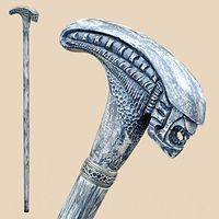 Fancy Walking Cane for Men - Custom Wooden Canes and Walking Sticks Fashionable - Alien